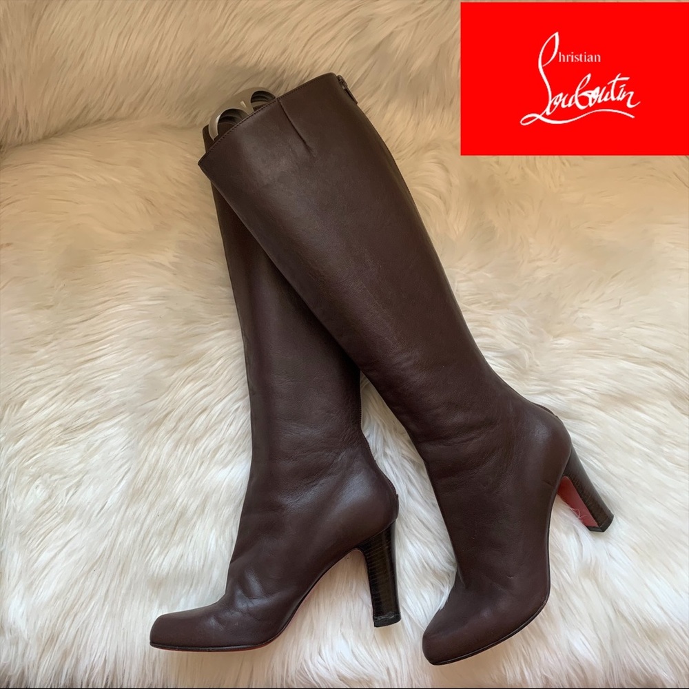 CHRISTIAN LOUBOUTIN Botta 85 Knee High Tall Boots